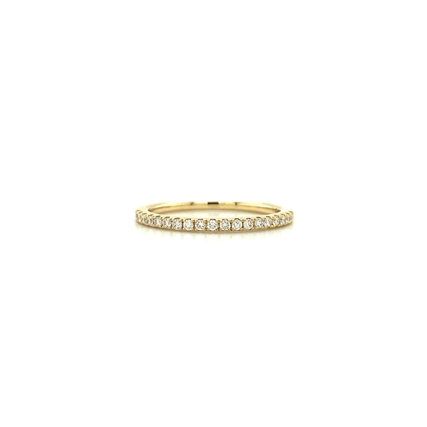 14 karaat geelgouden ring Elegant for you vooraanzicht